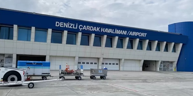 Denizli Çardak Havalimanı’nda Yolcu ve Yük Trafiği Arttı